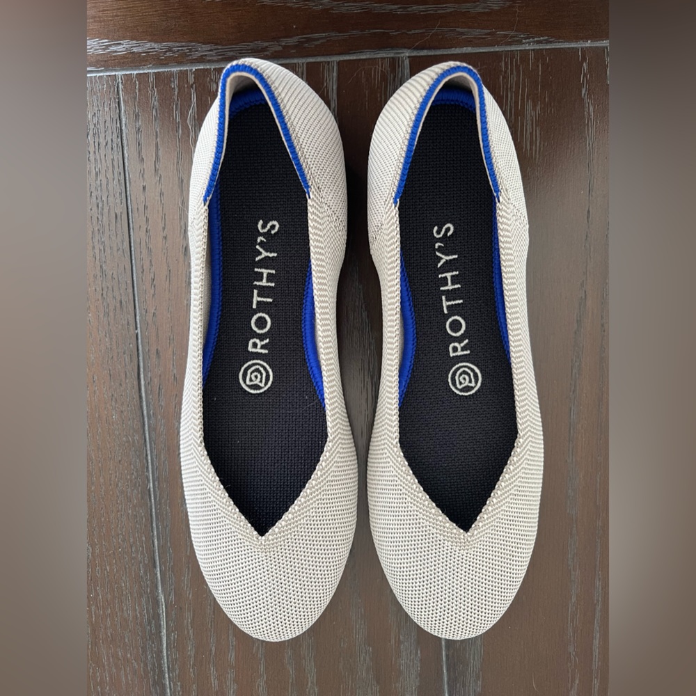 Rothy’s- Flax Birdseye Flats Size 6.5